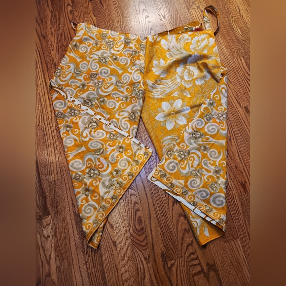 Urban Nomad 100% Silk Reversible Wrap Sari Pants in size Regular - Picture 7 of 7